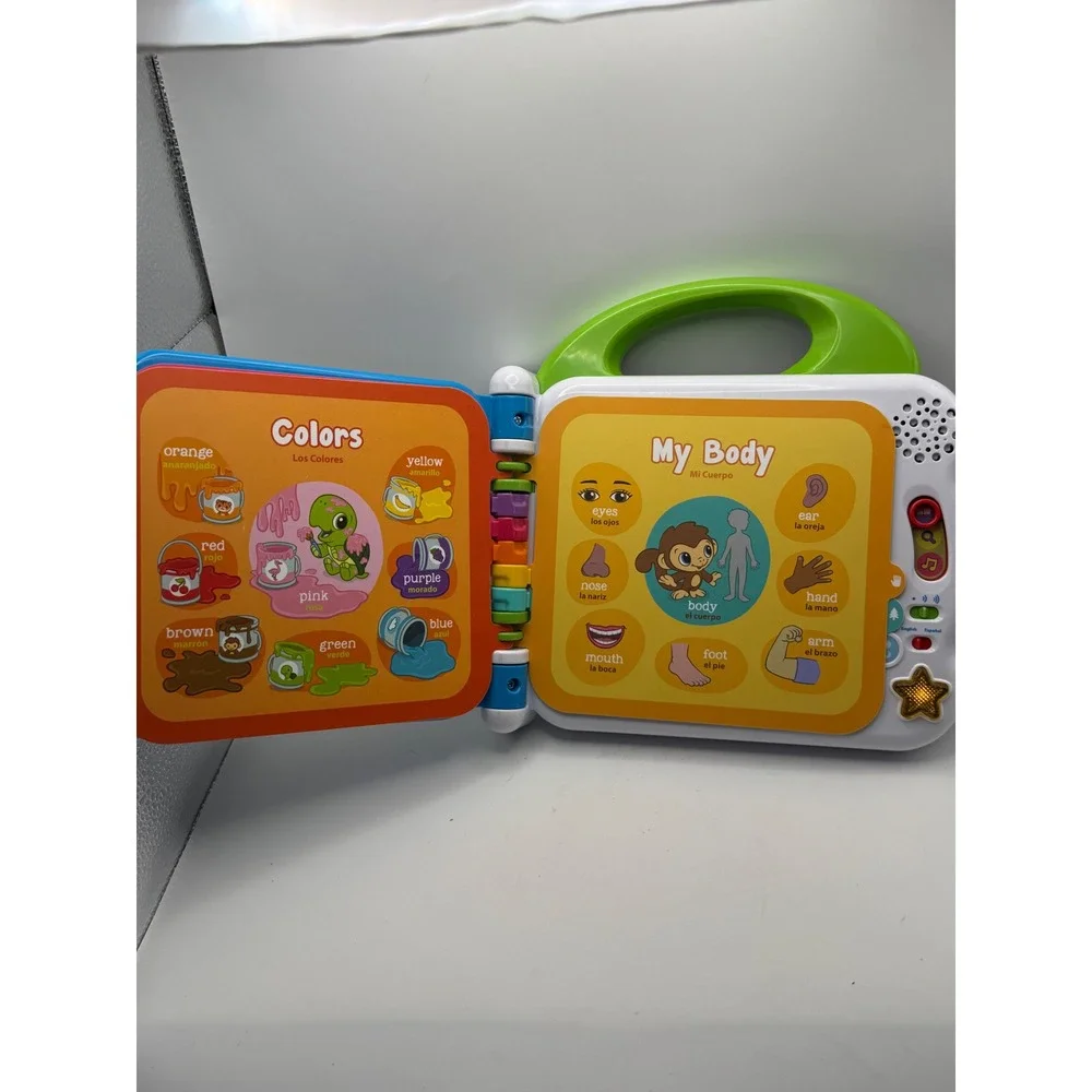 LeapFrog Learning‎ Friends 100 Words Book Bilingual English Spanish Interactive
